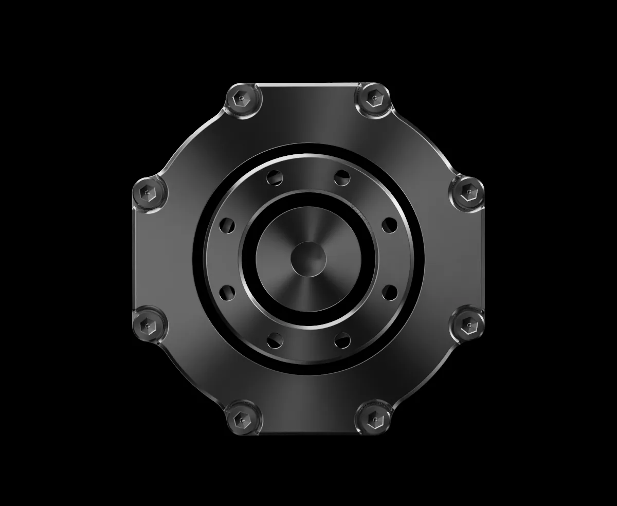 MAKIINA Medium Actuator, output face, 50.1 mm across