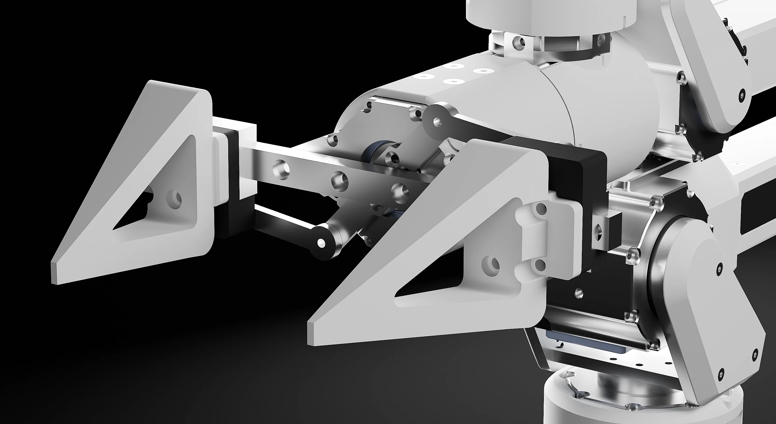 Parallel gripper, close view